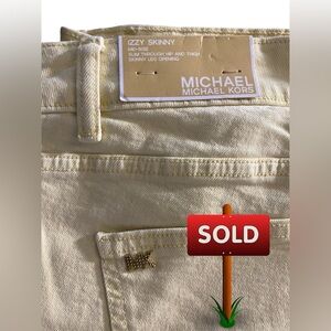 Michael Kors Izzy Skinny Jeans - Butter Yellow